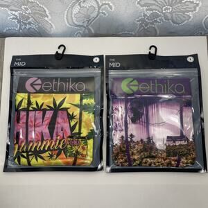 Ethika Boxer Briefs Mens The Mid Gummies And Grow Room Size Small New lot of 2